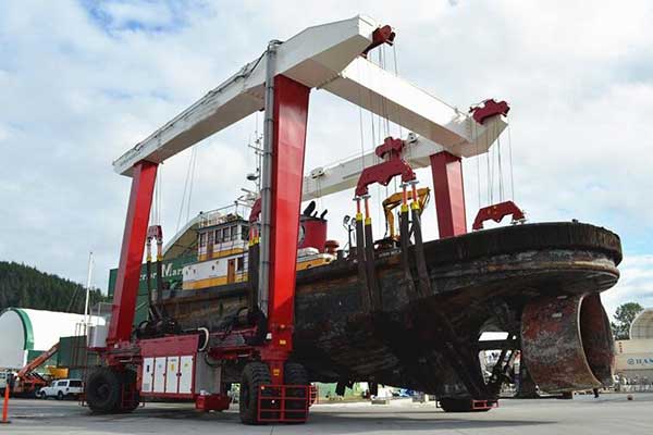 60噸輪胎游艇吊